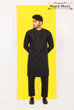 Black Kurta Pajama For Men's