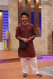 Printed Kurta With Bell Bottom Pajama For Men's