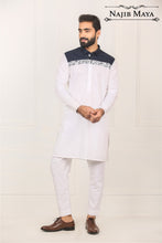 Load image into Gallery viewer, White Elegant Kurta Pajama For Men&#39;s