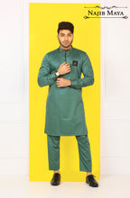 Load image into Gallery viewer, Green Kurta Pajama For Men&#39;s