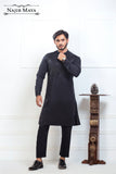 Black Elegant Kurta Pajama For Men's