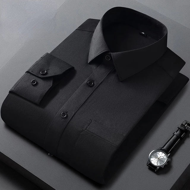 Black Formal Shirt For Men's Main image