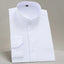 White Sherwani Collar Formal Shirt For Men's
