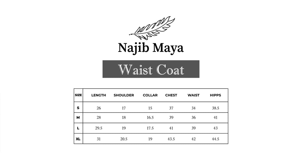 Black Elegant Waist Coat For Men's