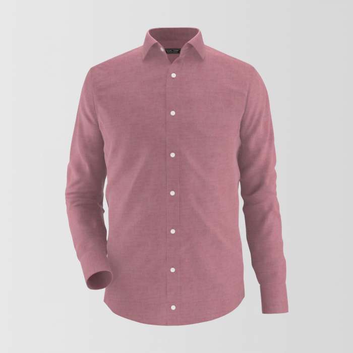 Teld Red Formal Shirt For Men's Main image