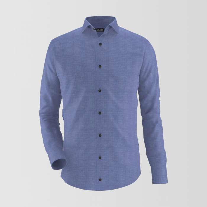 Blue Formal Shirt For Men's Main image