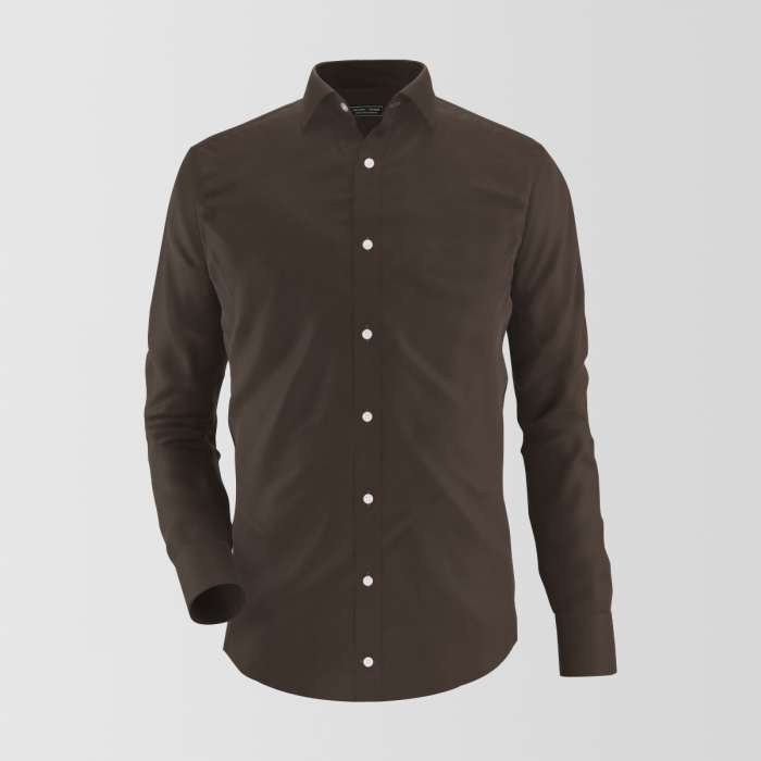 Brown Formal Shirt For Men's