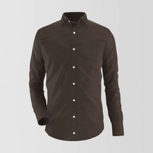 Load image into Gallery viewer, Brown Formal Shirt For Men&#39;s