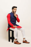 Navy Blue Waist Coat For Men's