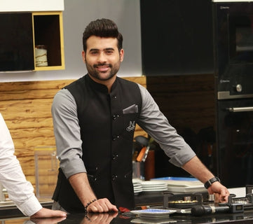 Black Waist Coat For Men's