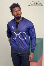 Purple HP Bomber Jacket For Men's