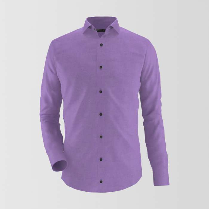 Purple Formal Shirt For Men's
