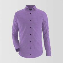 Load image into Gallery viewer, Purple Formal Shirt For Men&#39;s